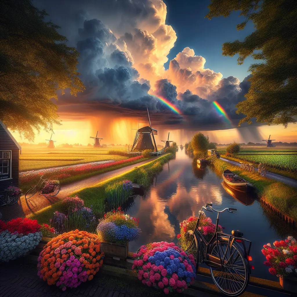 Hvordan er vejret i Holland i august måned?